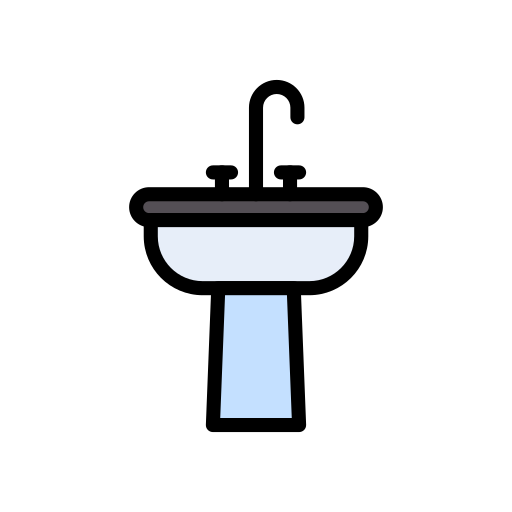 Faucet Vector Stall Lineal Color icon