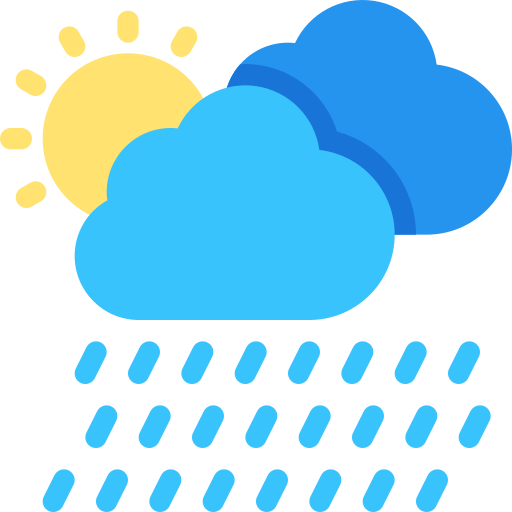 regenachtige dag Generic Flat icoon