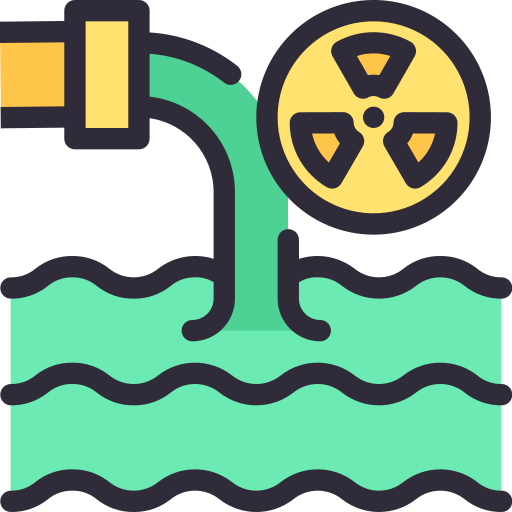 zanieczyszczenie wody Generic Outline Color ikona