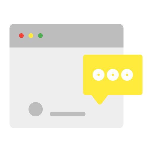chat móvil Generic Flat icono