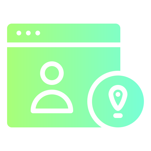 Share location Generic Flat Gradient icon