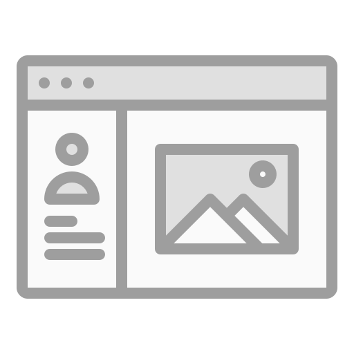 웹사이트 Generic Grey icon