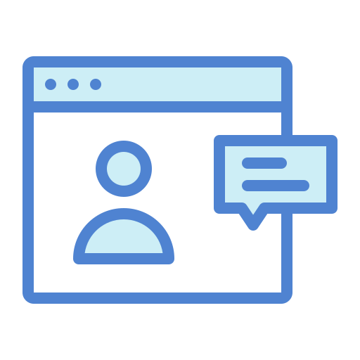 online-meeting Generic Blue icon