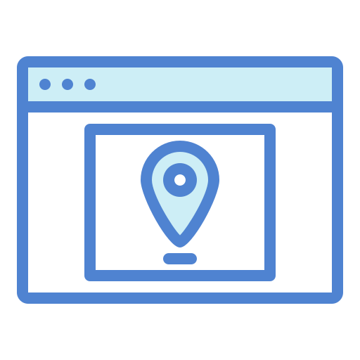 Share location Generic Blue icon