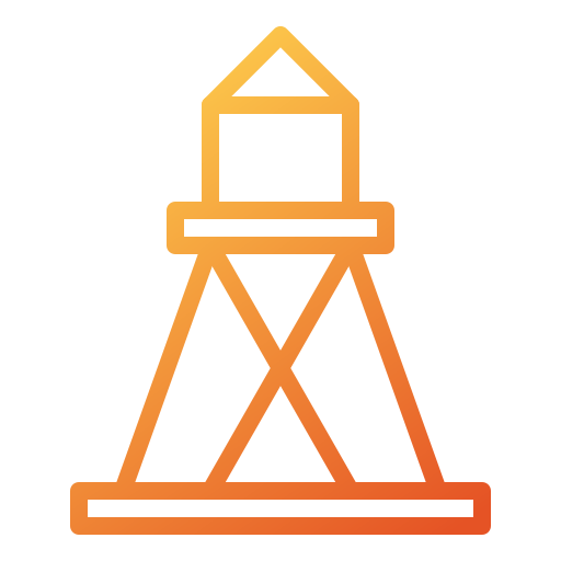 torre de agua Generic Gradient icono