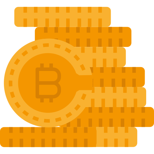 bitcoins Generic Flat icoon