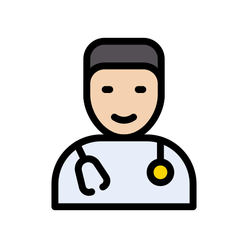 Doctor Vector Stall Lineal Color icon