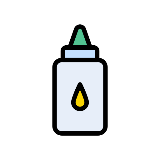 Eye drop Vector Stall Lineal Color icon