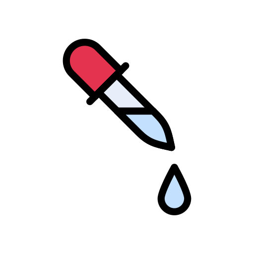 Eye drop Vector Stall Lineal Color icon