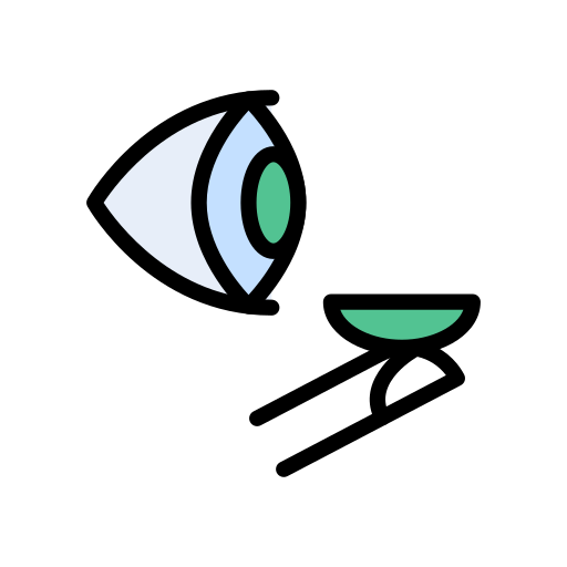 Óptico Vector Stall Lineal Color icono
