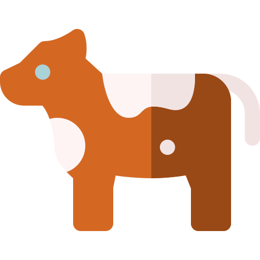 Cow Basic Rounded Flat icon