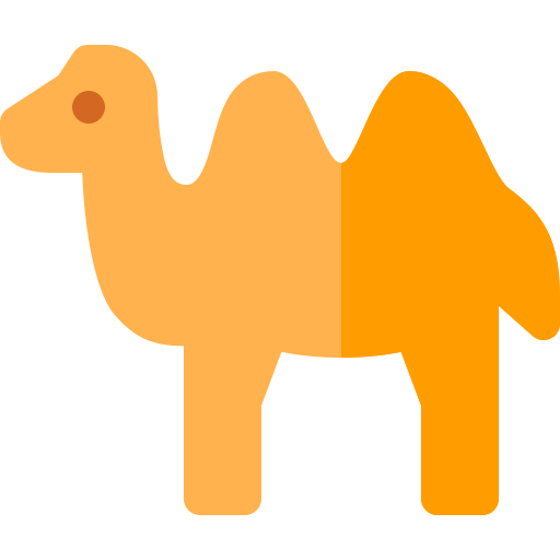 Camel Basic Rounded Flat icon