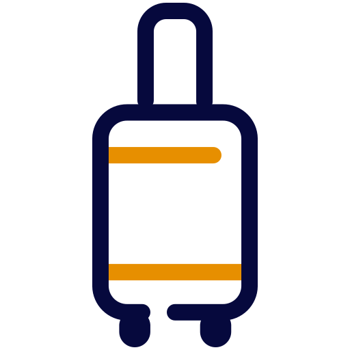 Trolley bag Generic Outline Color icon