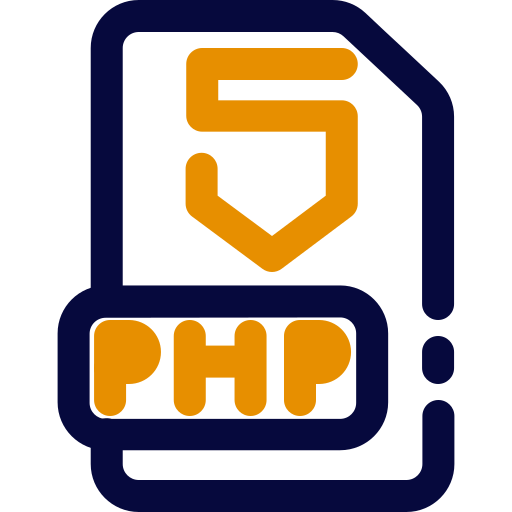 php Generic Outline Color Ícone