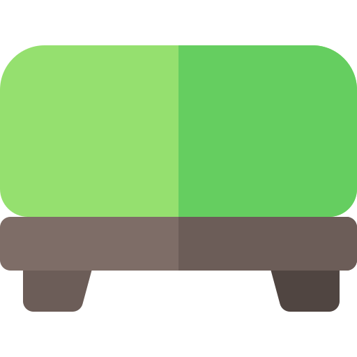 ottomaans Basic Rounded Flat icoon