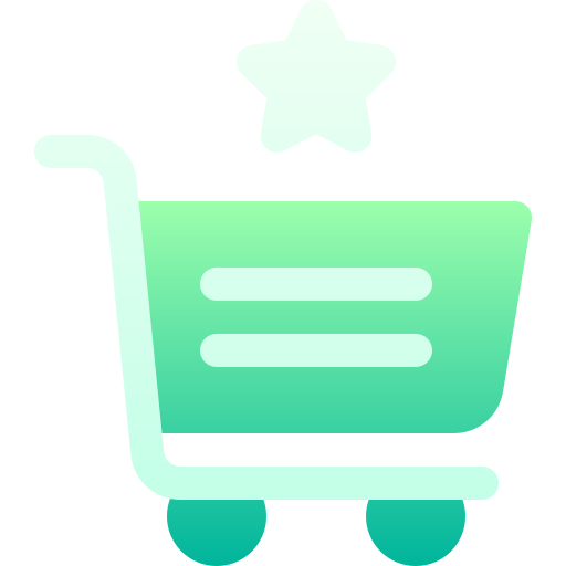 쇼핑 카트 Basic Gradient Gradient icon