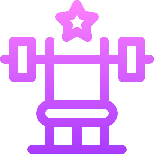 Gym Basic Gradient Lineal color icon
