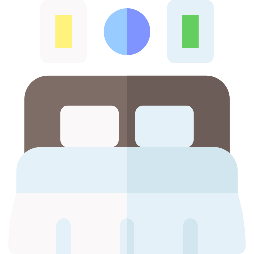 Bed Basic Rounded Flat icon