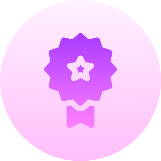 badge Basic Gradient Circular Icône