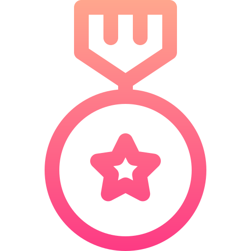 Medal Basic Gradient Lineal color icon