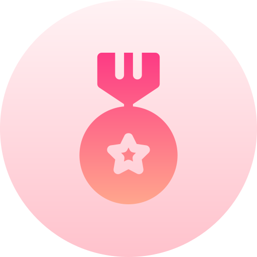 medaglia Basic Gradient Circular icona