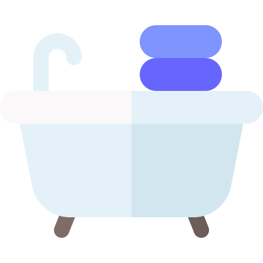 Bathtub Basic Rounded Flat icon