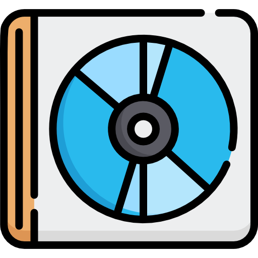 disco compacto Special Lineal color icono