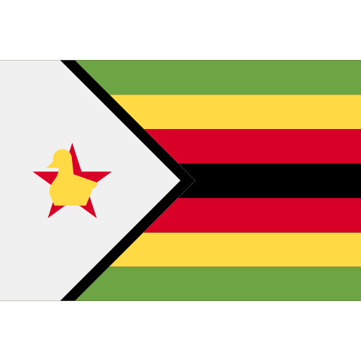 zimbabwe Flags Rectangular ikona