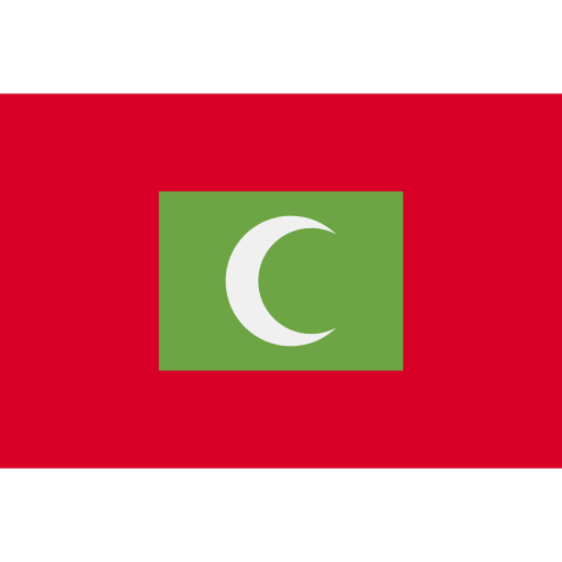 maldivas Flags Rectangular icono