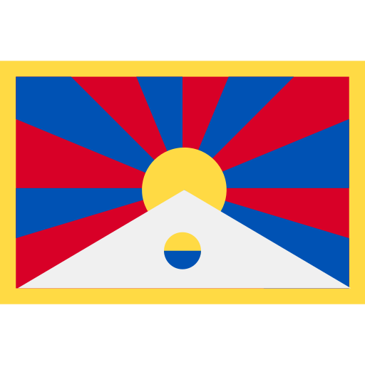 Тибет Flags Rectangular иконка