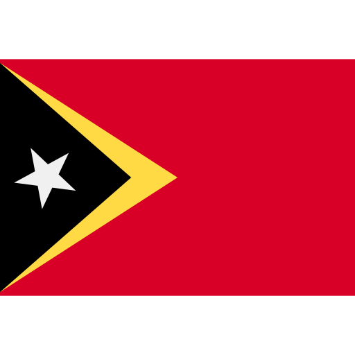 timor oriental Flags Rectangular icono