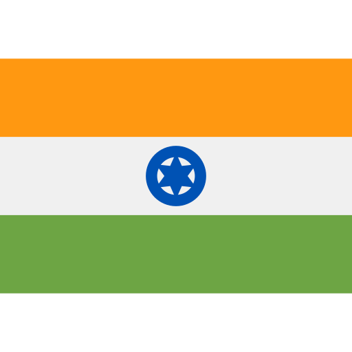 india Flags Rectangular icona