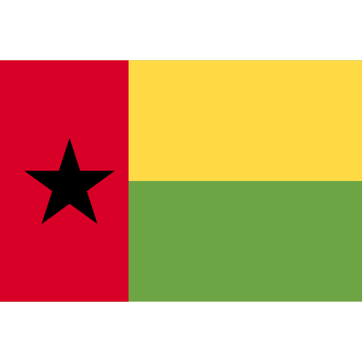 guinea bissau Flags Rectangular icona