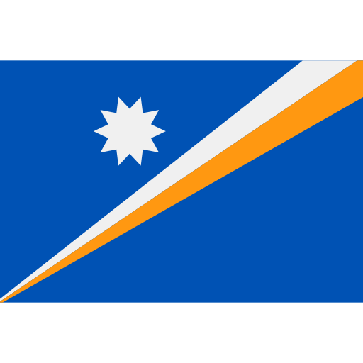 isla marshall Flags Rectangular icono