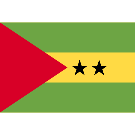 Сан-Томе и Принсипи Flags Rectangular иконка