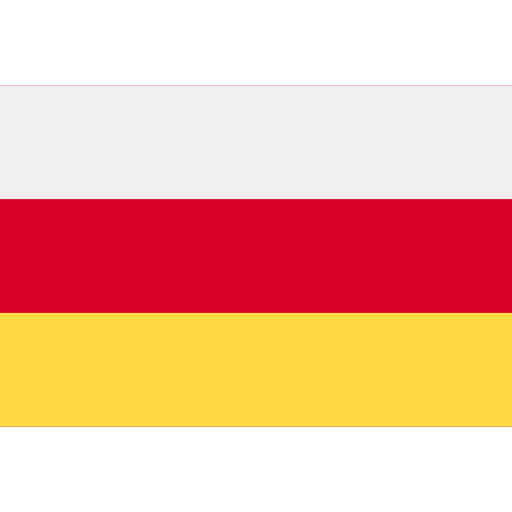 osetia Flags Rectangular icono