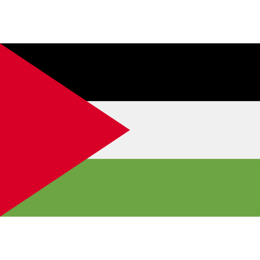 palestina Flags Rectangular Ícone