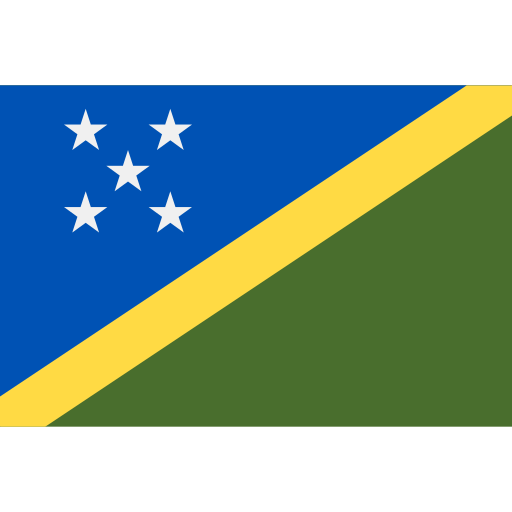 Соломоновы острова Flags Rectangular иконка