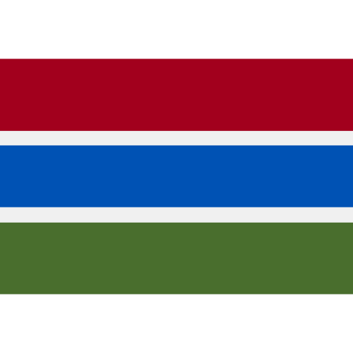 gambia Flags Rectangular icona