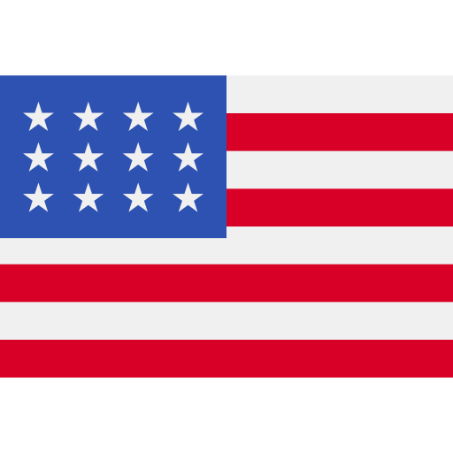 stany zjednoczone ameryki Flags Rectangular ikona