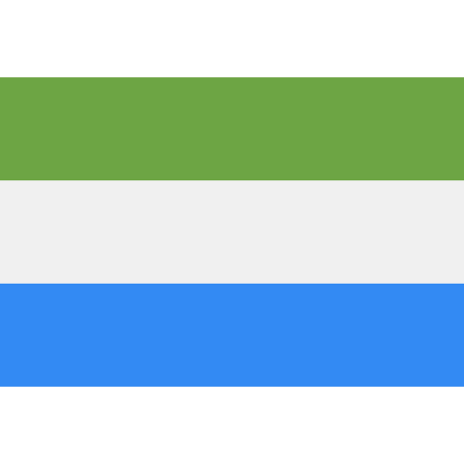 sierra leone Flags Rectangular icona