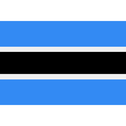botsuana Flags Rectangular icono