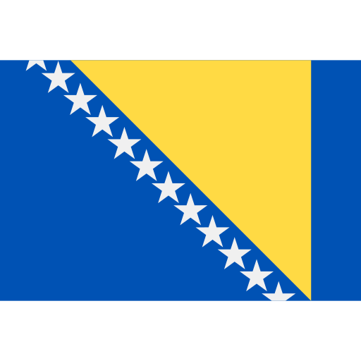 bósnia e herzegovina Flags Rectangular Ícone