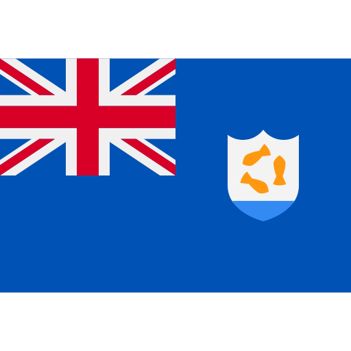 anguilla Flags Rectangular icoon