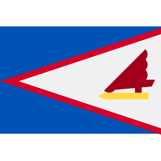 samoa americana Flags Rectangular Ícone