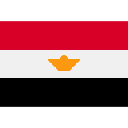egypte Flags Rectangular icoon