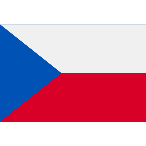 república checa Flags Rectangular Ícone