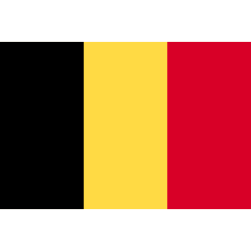 belgique Flags Rectangular Icône