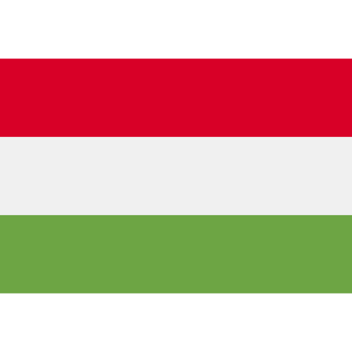 węgry Flags Rectangular ikona