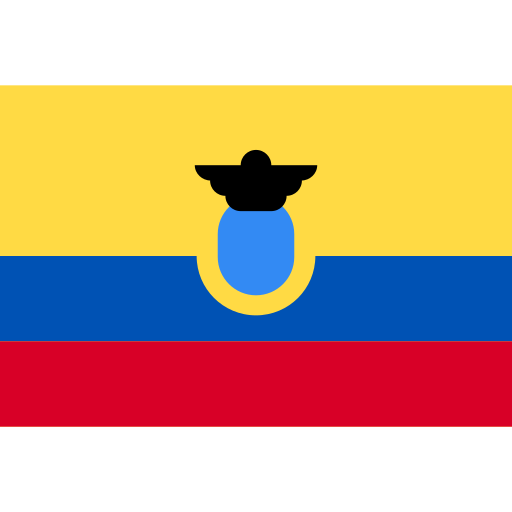 equateur Flags Rectangular Icône